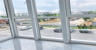 Панорамное остекление балкона Шахты цена от 11 тыс. руб. м/п.