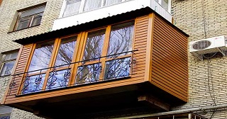 Внешняя отделка балкона Шахты цена от 1054 руб. м/2.